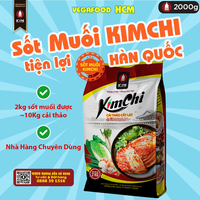XỐT MUỐI Kimchi Cải Thảo Cắt Lát KimKore Chuyên Cho Nhà Hàng (Gói 2kg)