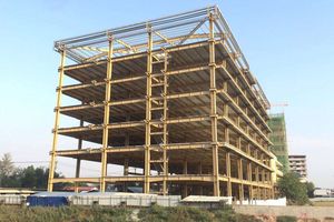 The process and design of a steel building structure