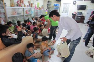 CHARITY WORK IN THE BMB HCM OFFICE ON JANUARY, 2012