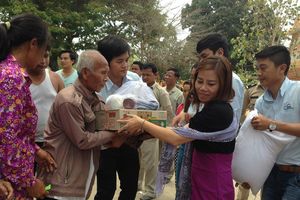 Charity works at Cambodia