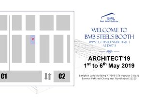 CHÀO MỪNG ĐẾN GIAN HÀNG BMB STEEL TẠI TRIỂN LÃM THÁI ARCHITECT 2019