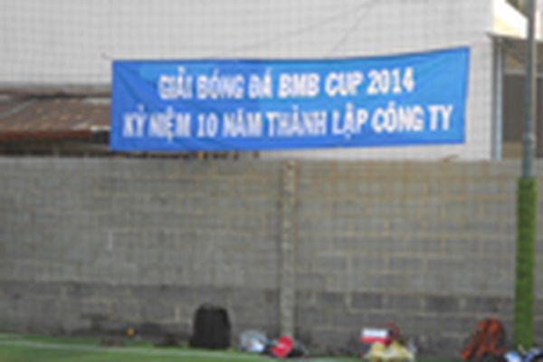 GIẢI BÓNG ĐÁ BMB CUP 2014 - KỶ NIỆM 10 NĂM THÀNH LẬP CÔNG TY